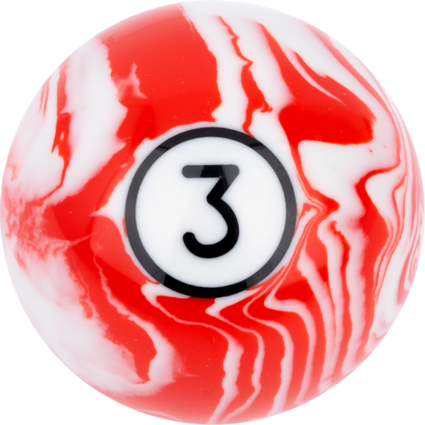 White Marble Replacement Ball - #3